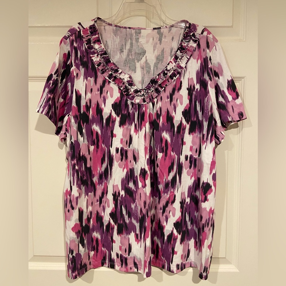 St John’s Bay Short Sleeve Top